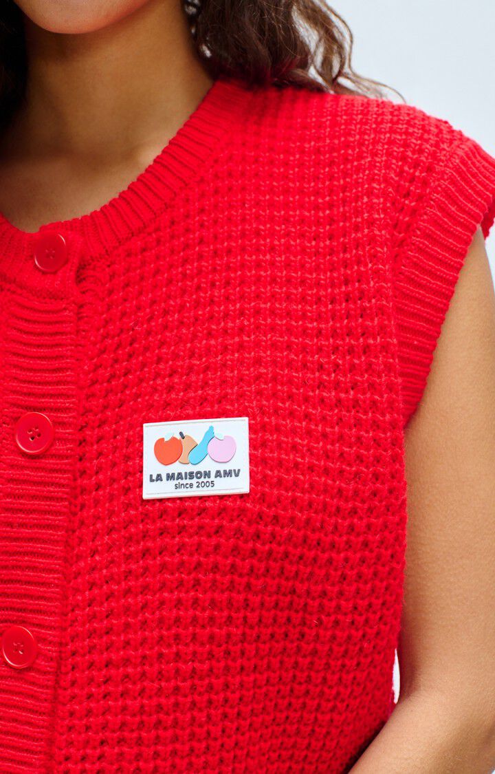 Crashway Sweater Vest - Scarlet - The Collective Park City