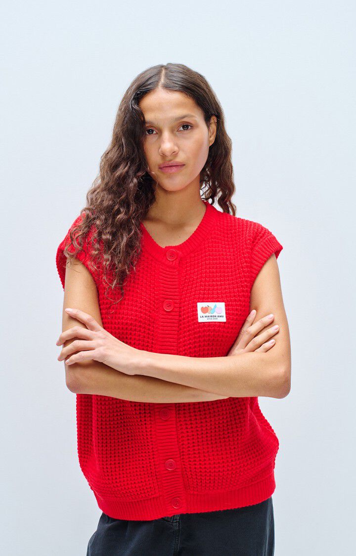 Crashway Sweater Vest - Scarlet - The Collective Park City