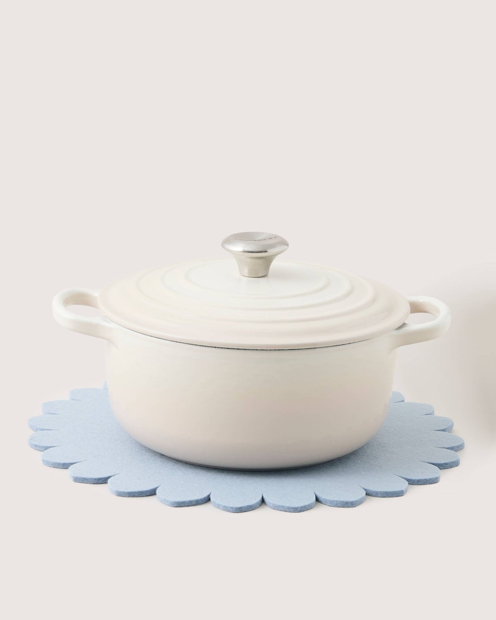 Crest Merino Wool 12" Trivet - Sky - The Collective Park City