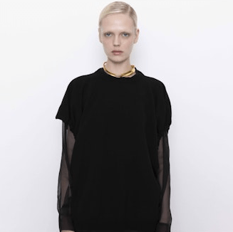 Crew Neck Knit Tee - The Collective Park City