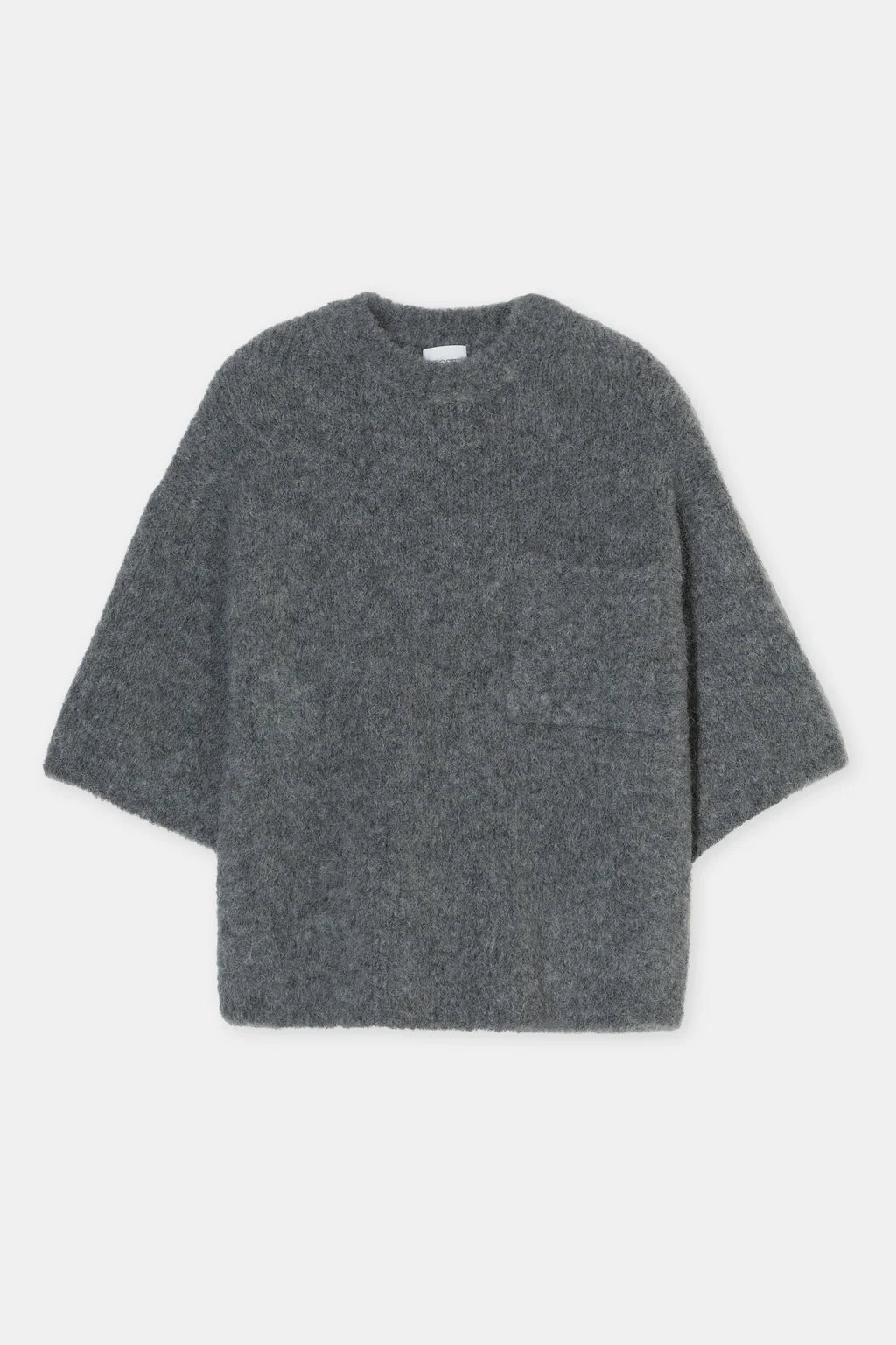 Crew - Neck Short Sleeve Alpaca Sweater - The Collective Park City