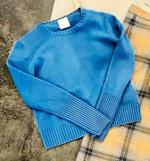 Crewneck Cashmere Sweater - The Collective Park City