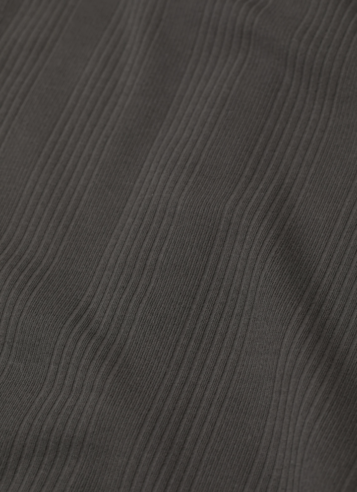 Crewneck Ribbed T-Shirt - The Collective Park City