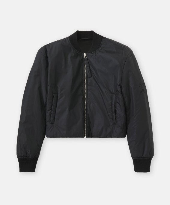 Cropped Bomber Jacket - The Collective Park City