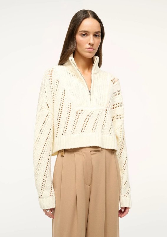 Cropped Hampton Sweater - The Collective Park City