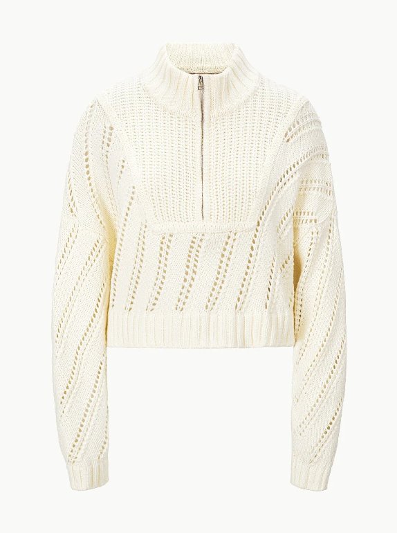 Cropped Hampton Sweater - The Collective Park City