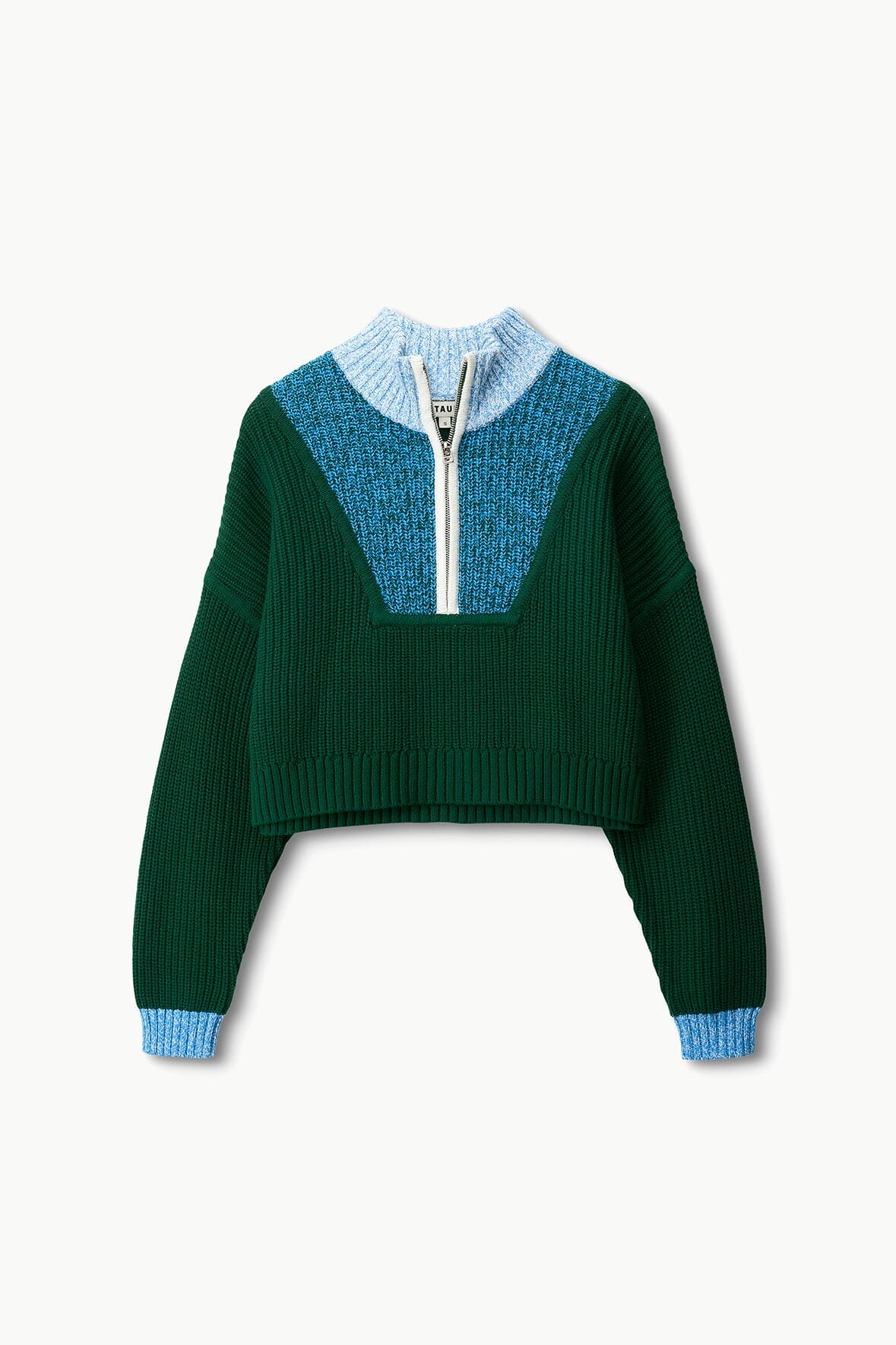 Cropped Hampton Sweater - Jungle - The Collective Park City