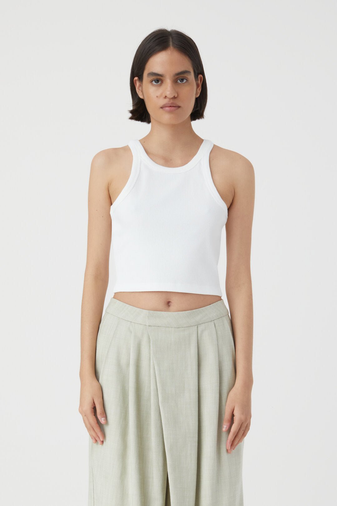 Cropped Tank Top - The Collective Park City