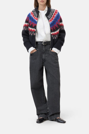 Cropped Zip Up Cardigan - The Collective Park City