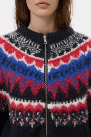 Cropped Zip Up Cardigan - The Collective Park City