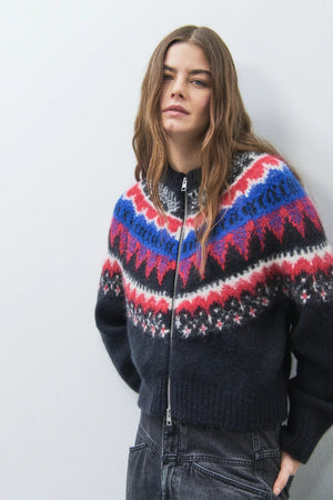 Cropped Zip Up Cardigan - The Collective Park City