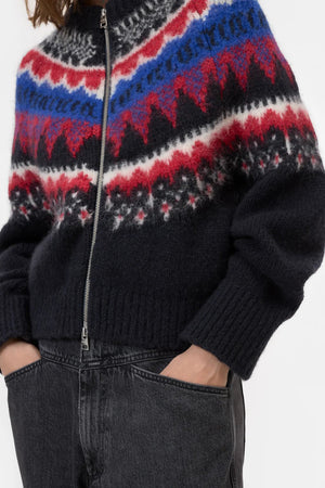 Cropped Zip Up Cardigan - The Collective Park City