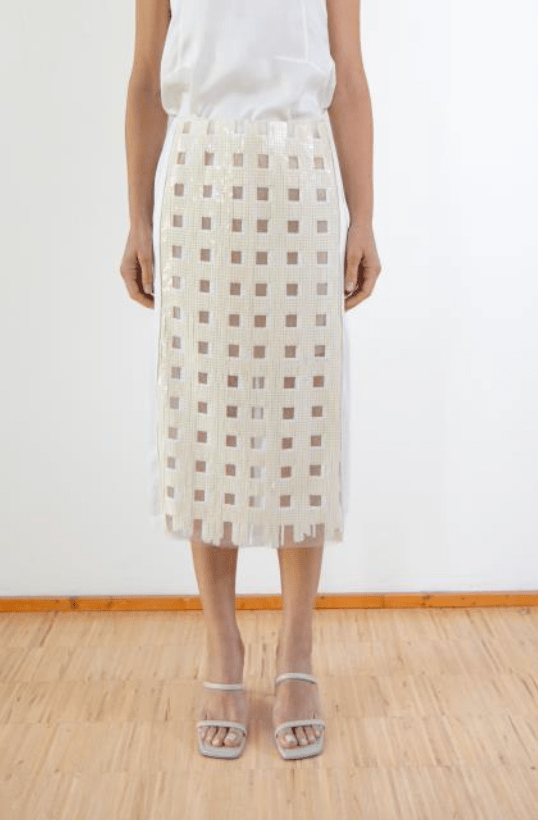 Cube Sequined Skirt - The Collective Park City