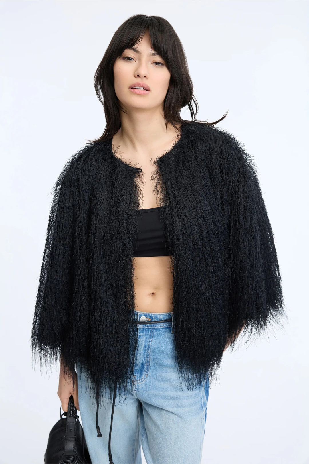Cyanna Feathered Jacket - The Collective Park City