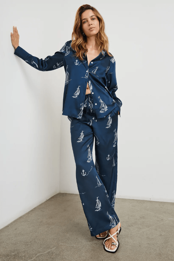 Damani Flowy Wide Leg Pant - The Collective Park City
