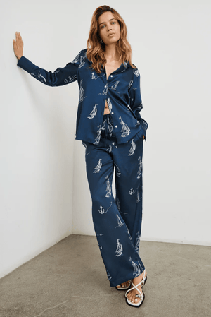 Damani Flowy Wide Leg Pant - The Collective Park City