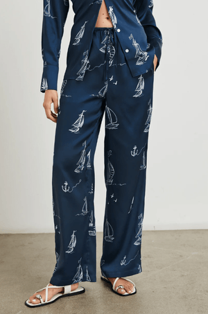 Damani Flowy Wide Leg Pant - The Collective Park City