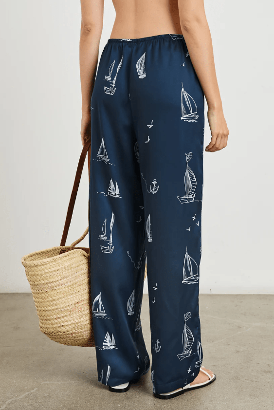 Damani Flowy Wide Leg Pant - The Collective Park City