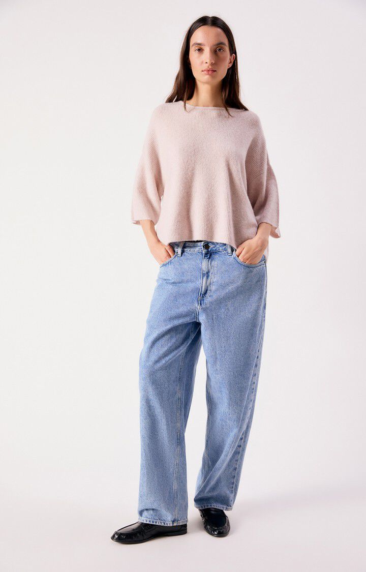 Damsville Short-Sleeve Sweater - Melange Dust - The Collective Park City