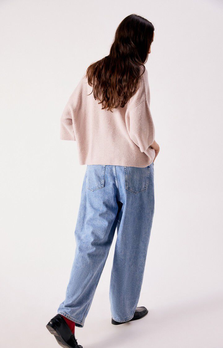 Damsville Short-Sleeve Sweater - Melange Dust - The Collective Park City