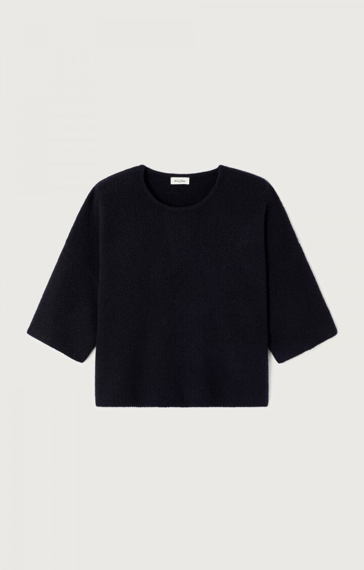 Damsville Short-Sleeve Sweater - Noir - The Collective Park City