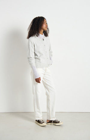 Damsville Wool Cardigan - Grey - The Collective Park City