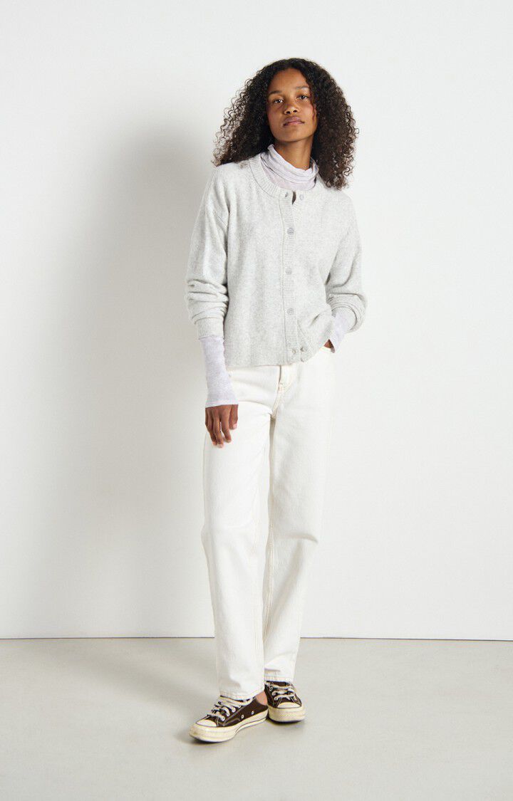 Damsville Wool Cardigan - Grey - The Collective Park City