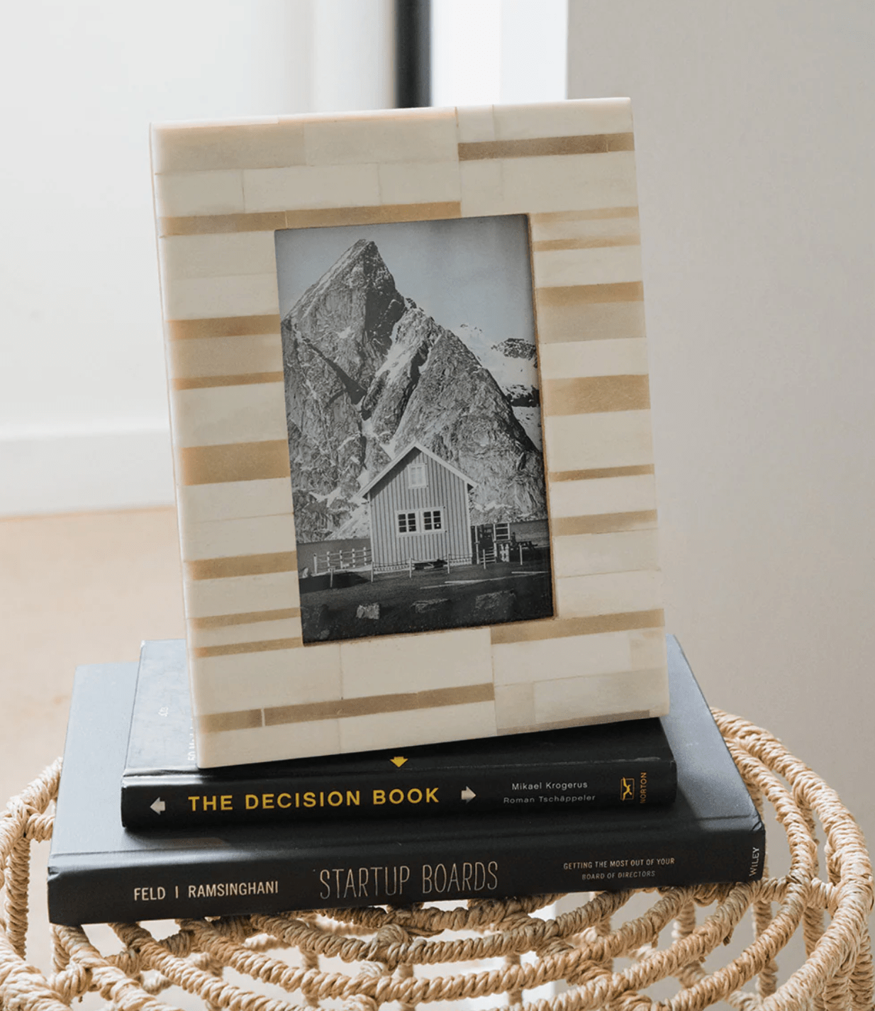 Dari Sandstone Mosaic Picture Frame - 4 x 6 - The Collective Park City