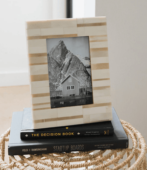 Dari Sandstone Mosaic Picture Frame - 4 x 6 - The Collective Park City