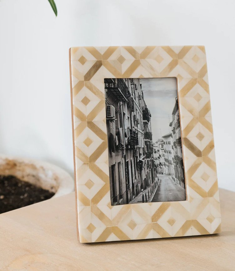 Dari Sandstone Mosaic Picture Frame - 4x6 - The Collective Park City