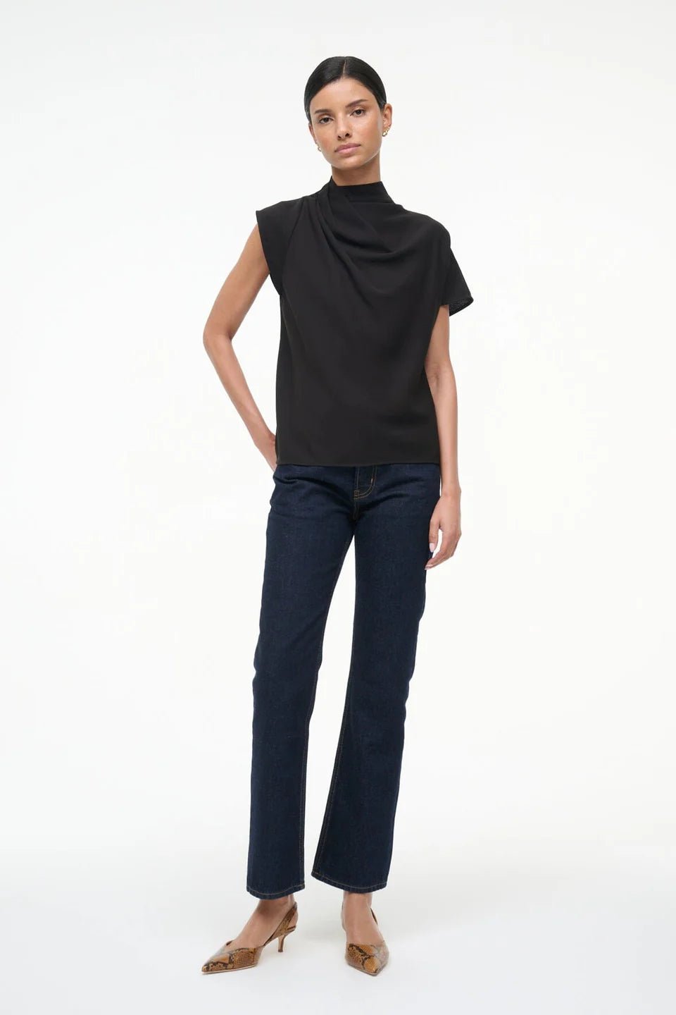 Davina Blouse - Black - The Collective Park City