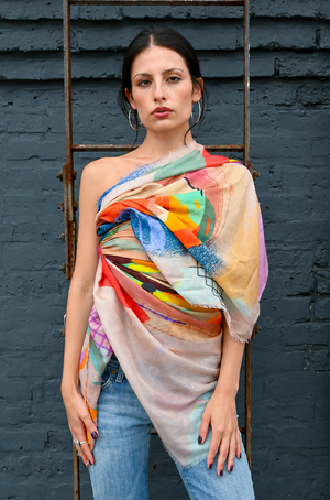 Glow Silk Scarf