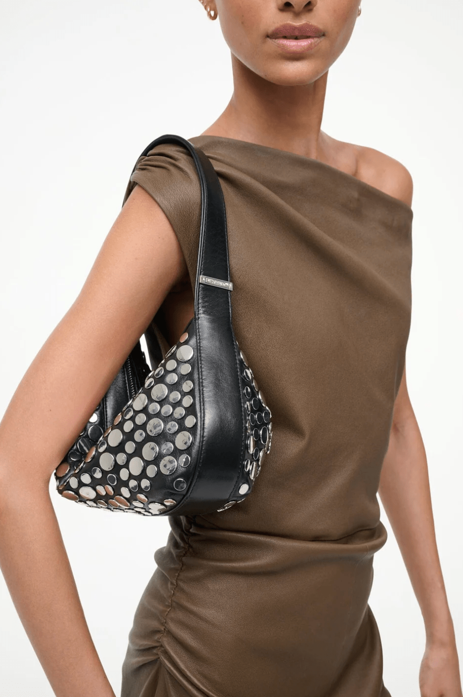 Demy Rivet Shoulder Bag - The Collective Park City
