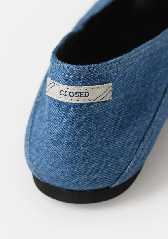 Denim Grommet Ballerina Flat - The Collective Park City