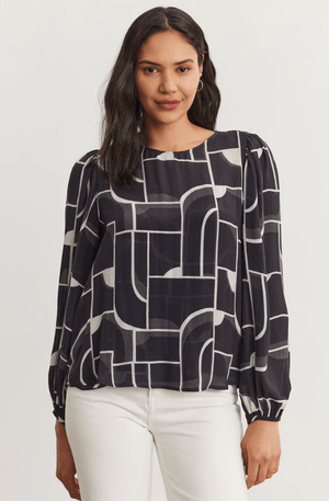 Desta Long Sleeve Blouse Top - The Collective Park City