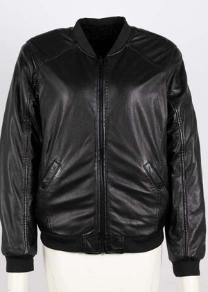 Dilay Reversible Leather Jacket - The Collective Park City