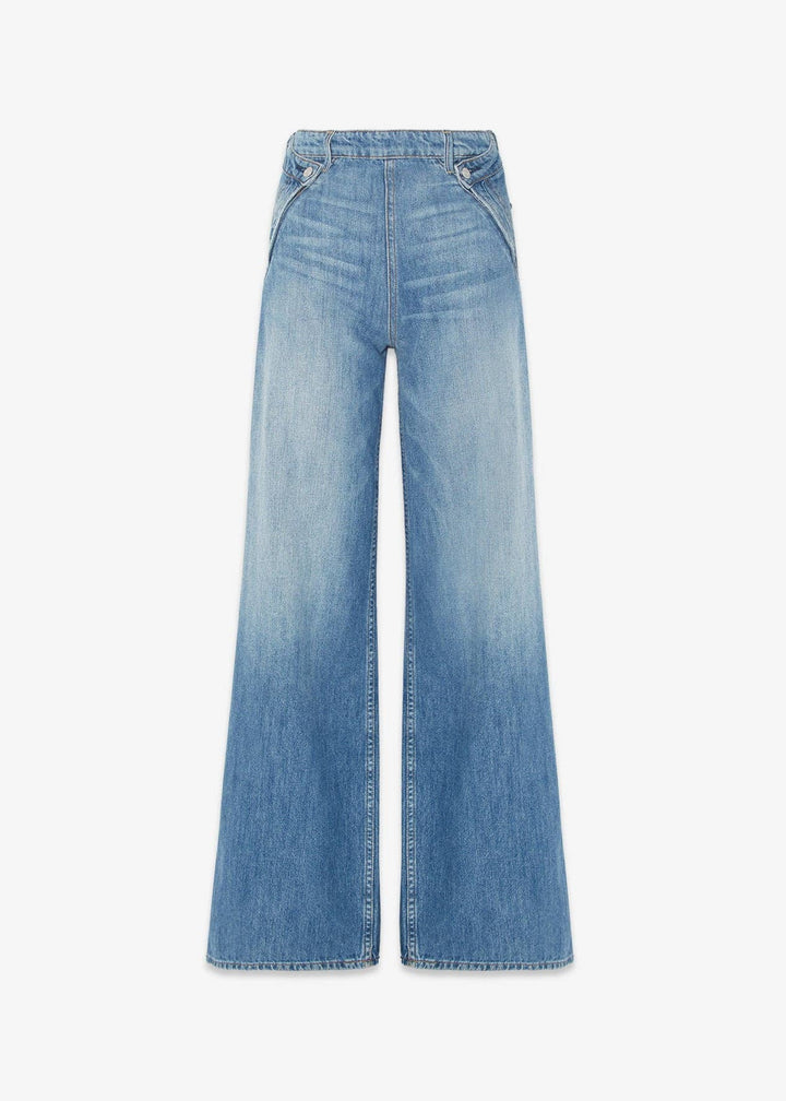 Dina High Waisted Wide Leg Jean - San Diego - The Collective Park City