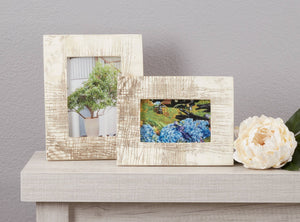 Distressed Bone Frame - The Collective Park City