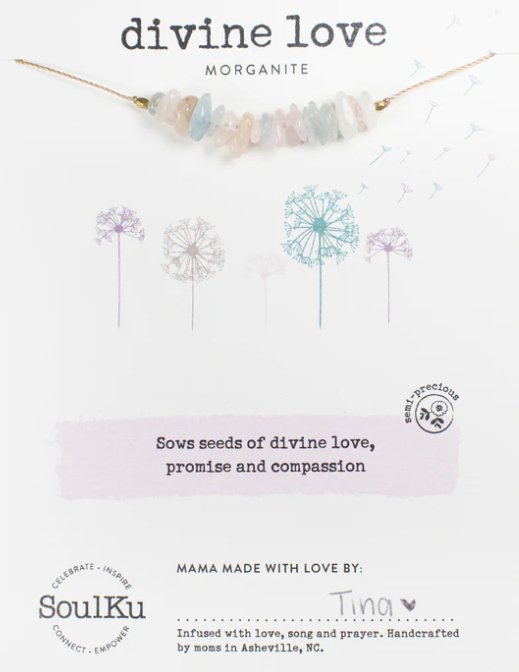 Divine Love Morganite Necklace - The Collective Park City