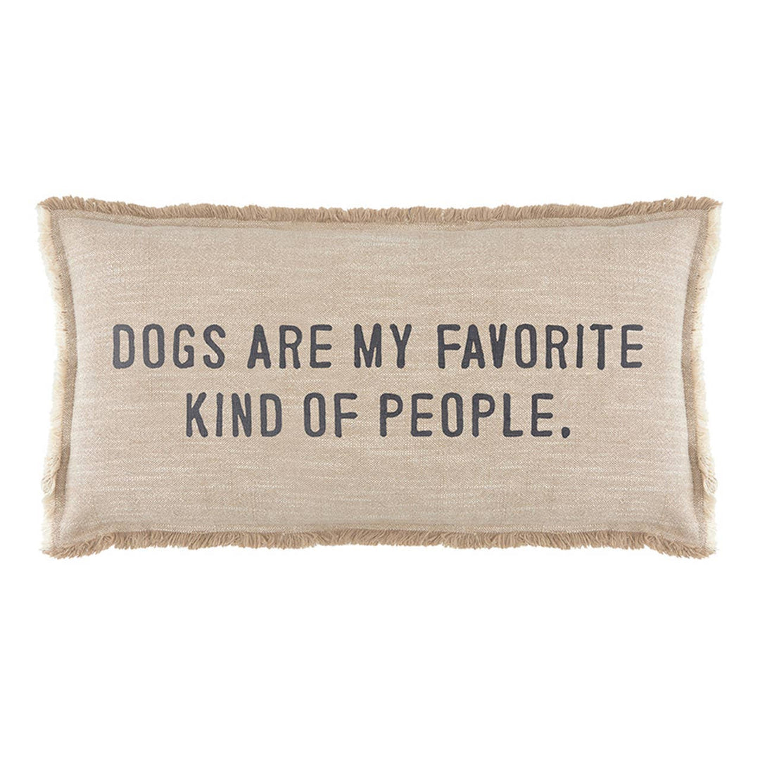 Dogs Are My Favorite Lumbar Pillow - The Collective Park City
