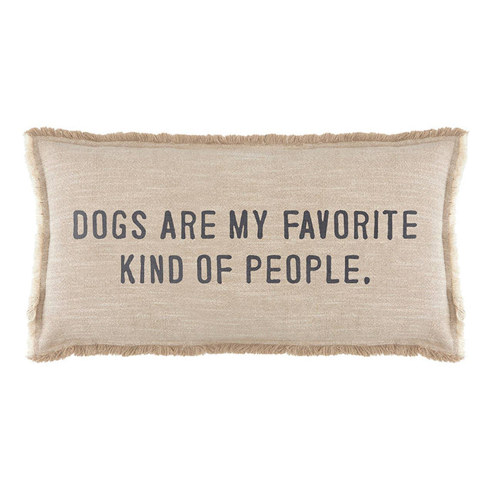 Dogs Are My Favorite Lumbar Pillow - The Collective Park City
