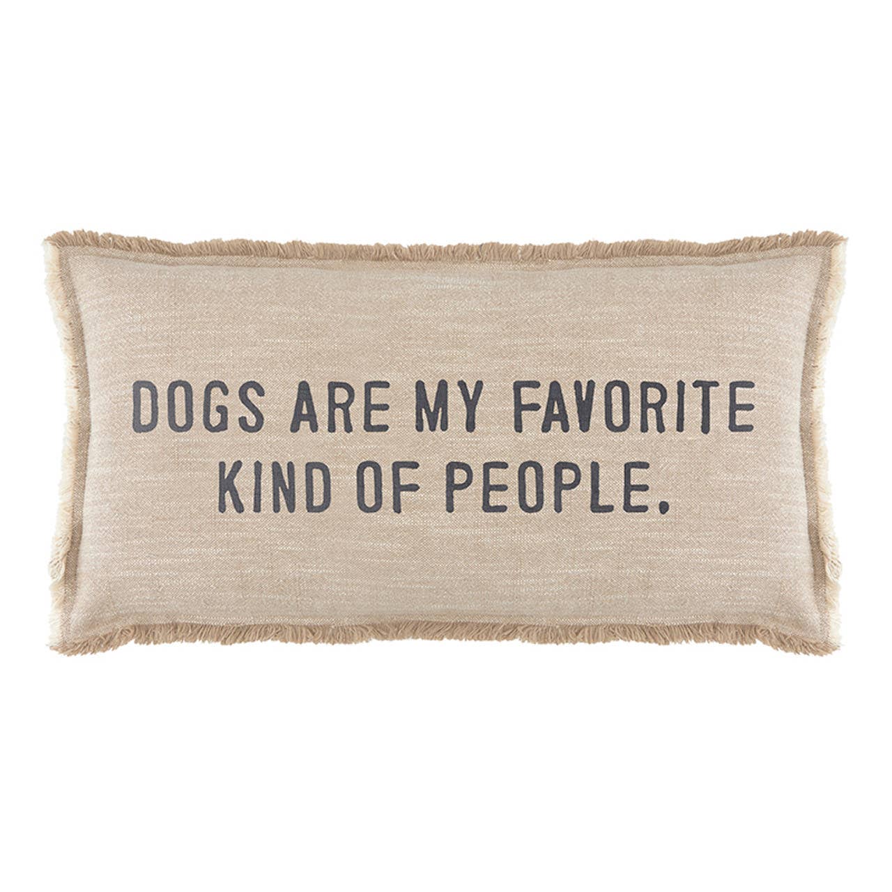 Dogs Are My Favorite Lumbar Pillow - The Collective Park City