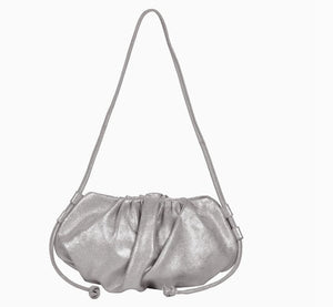 Donna Clutch - Silver - The Collective Park City