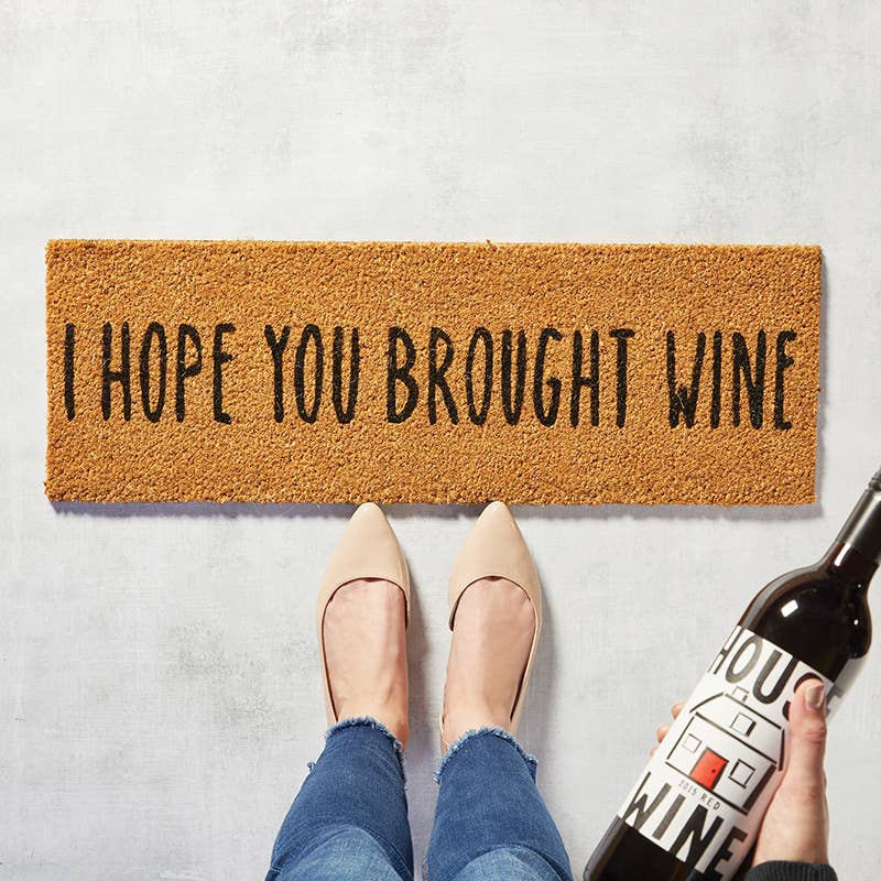 Doormat - I hope you brought wine - The Collective Park City