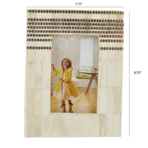 Dotted Bone Photo Frame - The Collective Park City