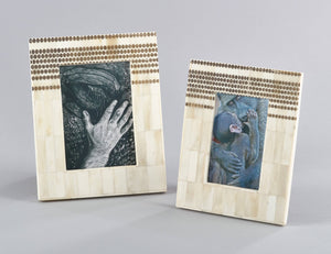Dotted Bone Photo Frame - The Collective Park City