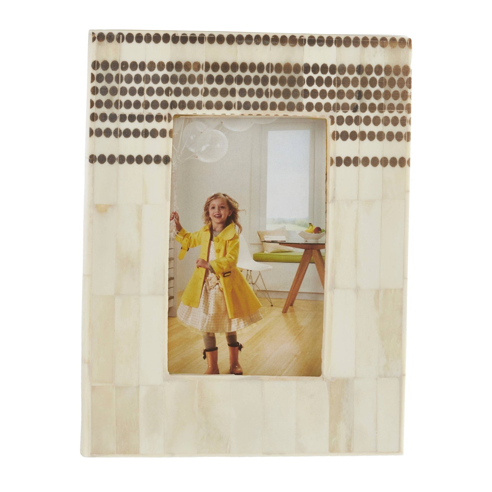 Dotted Bone Photo Frame - The Collective Park City