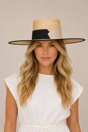 Dottie Straw Telescope Crown Hat - The Collective Park City