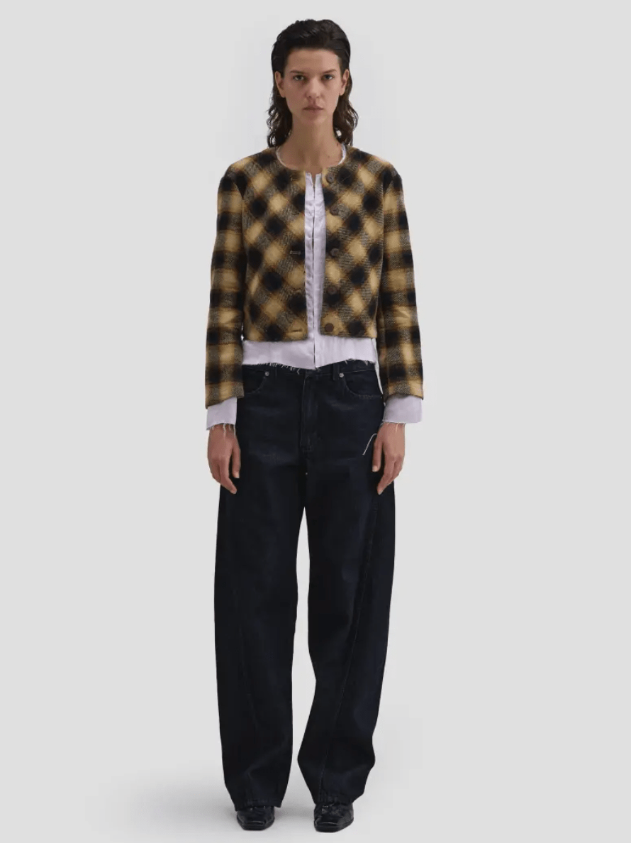 Double Japanese Cotton Plaid Jacket - The Collective Park City