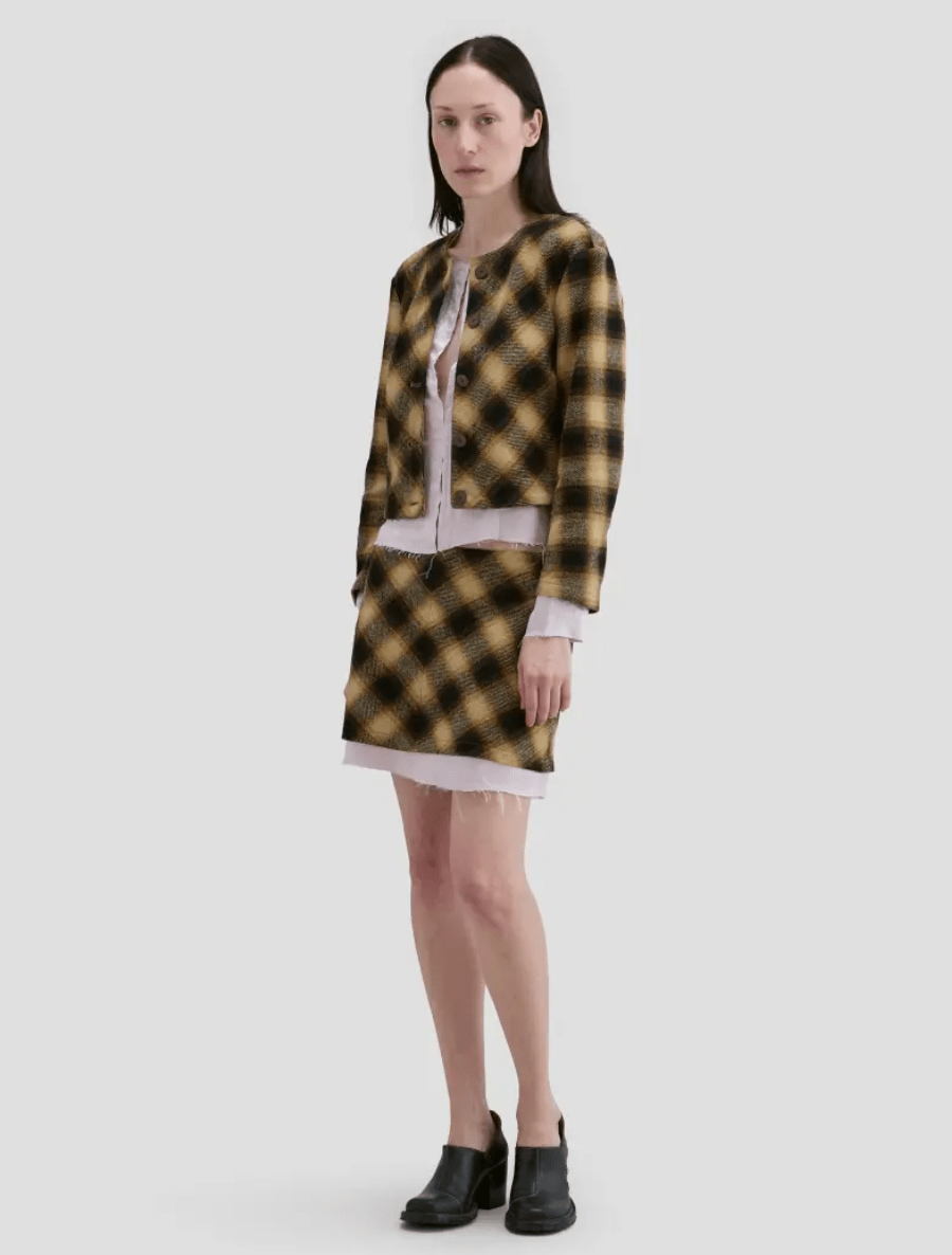 Double Layer Mini Skirt - The Collective Park City